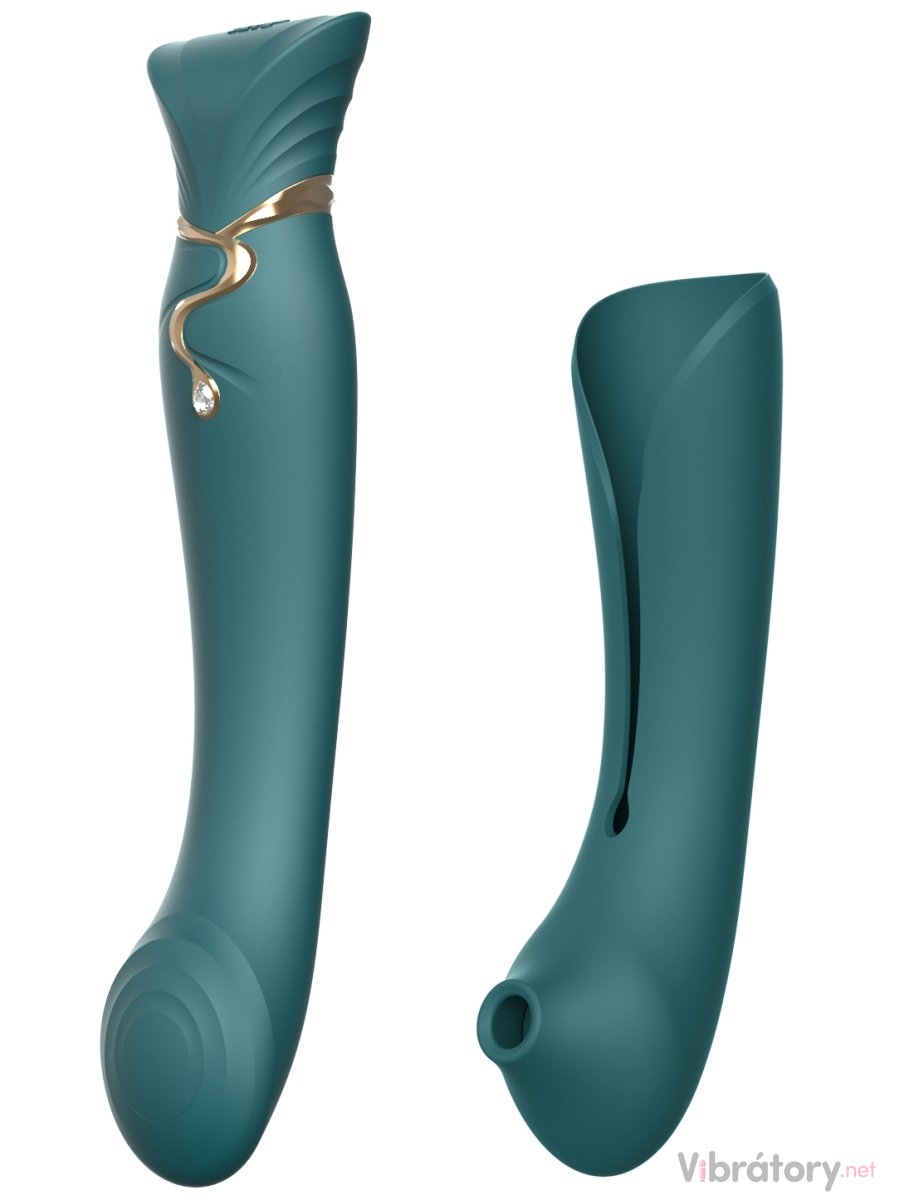 Levně Pulzační vibrátor na bod G/stimulátor klitorisu ZALO Queen