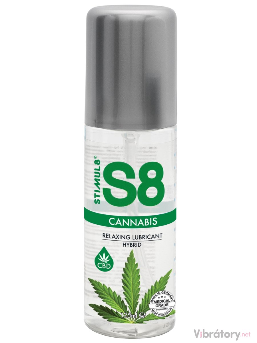 Hybridní lubrikační gel S8 Cannabis - s výtažkem z konopí, 125 ml