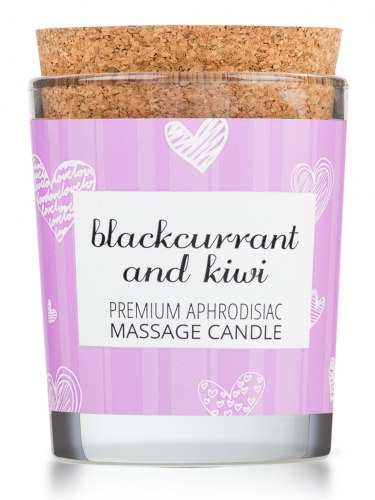 Afrodiziakální masážní svíčka MAGNETIFICO - Enjoy it! Blackcurrant and kiwi