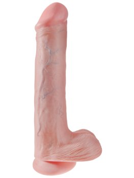 Realistické dildo s varlaty King Cock 13" – Realistická dilda
