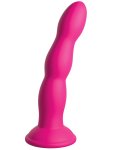 Dildo Dillio Twister 6" + černý postroj s ramenními popruhy