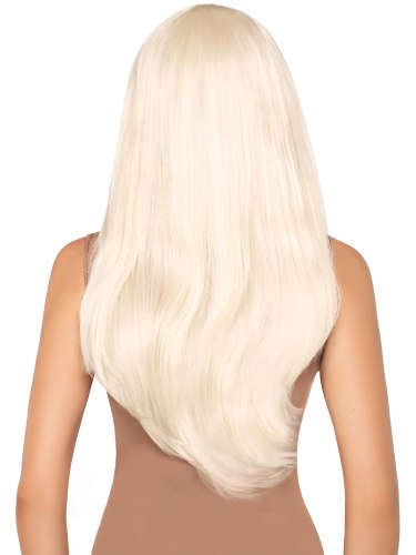 Paruka s ofinou Bangin - blond, dlouhá