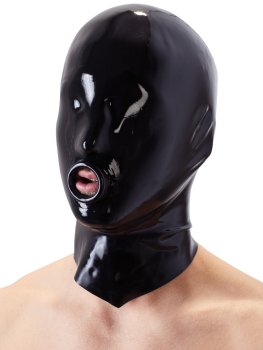 Latexová maska se zesíleným otvorem na ústa, unisex – Latexové masky