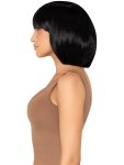 Paruka s ofinou Short Natural Bob - černá, krátká