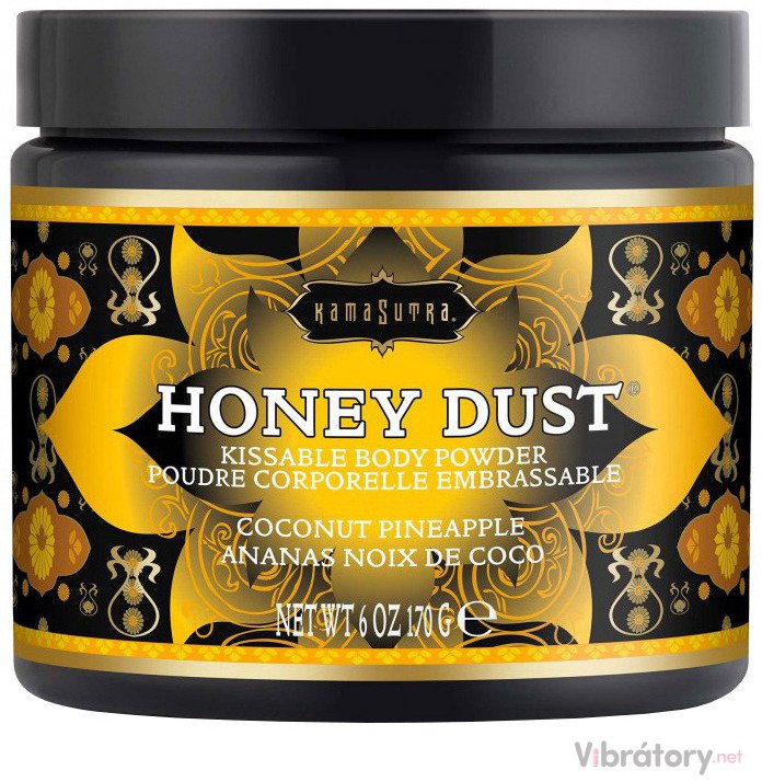 Slíbatelný tělový pudr KamaSutra Honey Dust Coconut Pineapple, 170 g