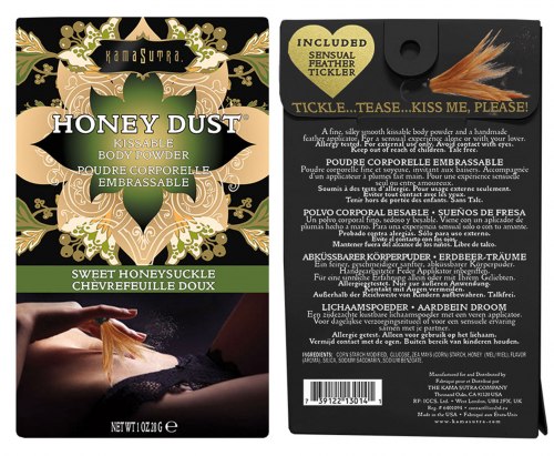 Slíbatelný tělový pudr Honey Dust Sweet Honeysuckle, 28 g
