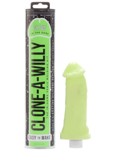 Odlitky penisu: Odlitek penisu Clone-A-Willy Glow in the Dark Green - vibrátor