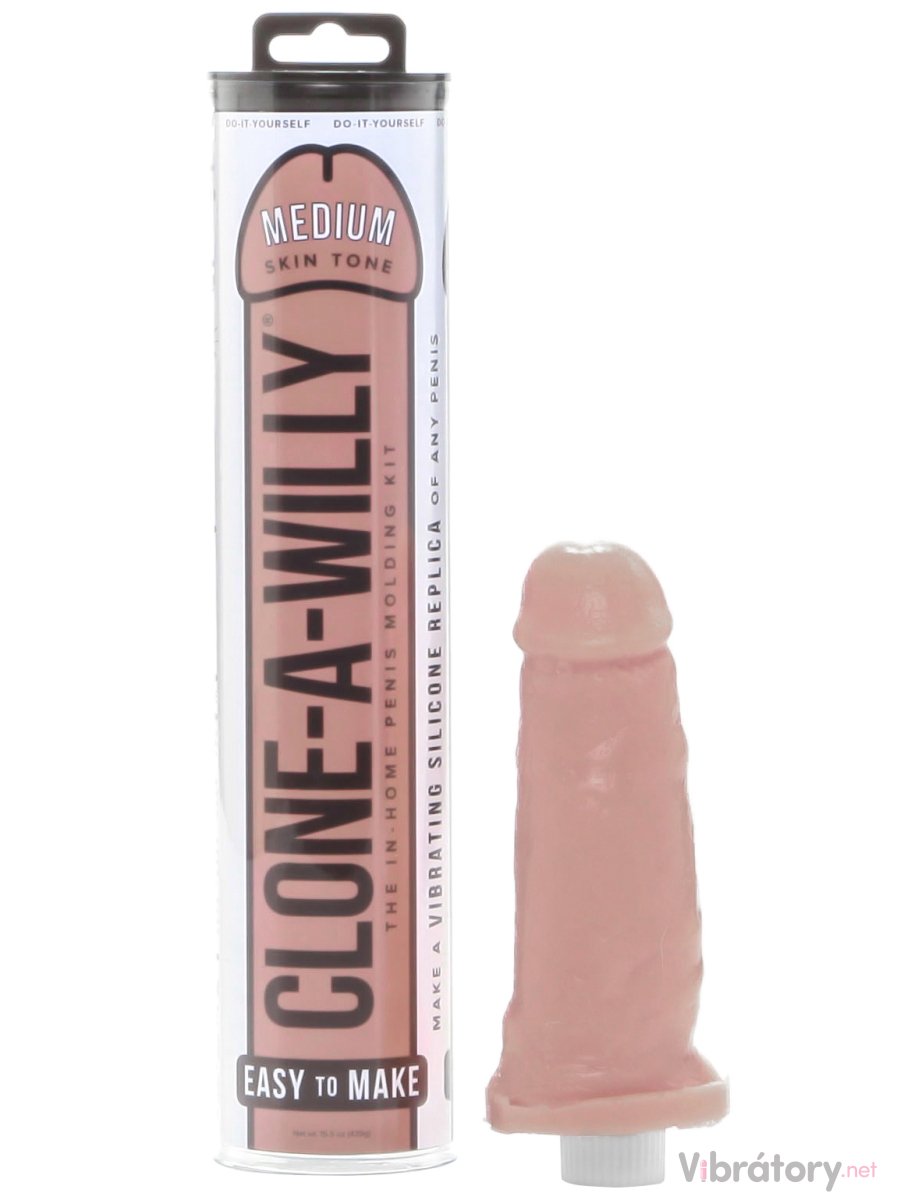 Odlitek penisu Clone-A-Willy Medium Skin Tone - vibrátor