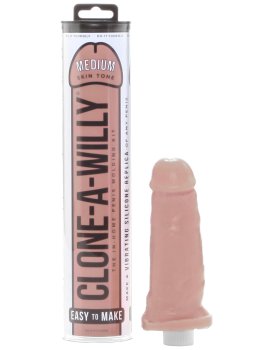 Odlitek penisu Clone-A-Willy Medium Skin Tone - vibrátor – Odlitky penisu