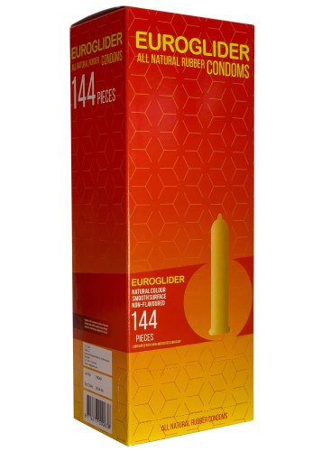 Kondomy Euroglider, 144 ks