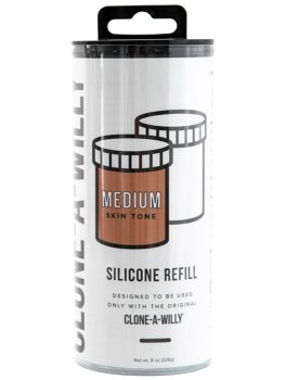 Náhradní silikon pro Clone-A-Willy, karamelový (světle hnědý) – Odlitky penisu