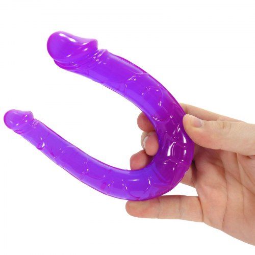 Gelové dvojité dildo, 29 cm