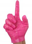 Masturbační rukavice se stimulačními výstupky - růžová
