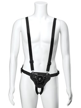 Univerzální harnes s ramenními popruhy Vac-U-Lock Suspender – Postroje pro připínací penisy