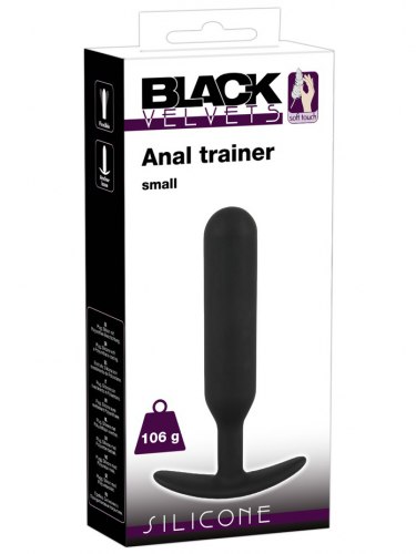 Rovný anální kolík Black Velvets Anal Trainer small (malý)