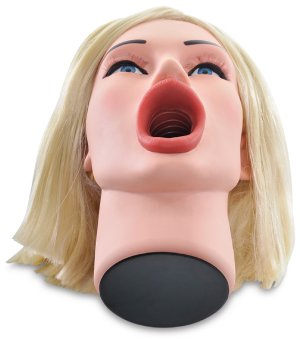 Masturbátor Hot Water Face Fucker Blonde - blondýna – Realistická torza pro muže i ženy