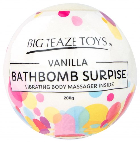 Bomba do koupele s vibrační patronou Surprise, vanilka
