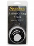 Sada kroužků k postrojům na připínací penisy Sportsheets O-Ring