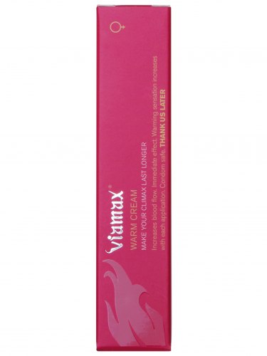 Stimulační krém s hřejivým efektem Viamax Warm Cream, 15 ml