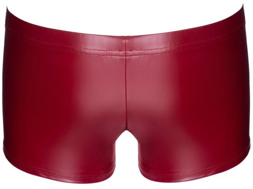 Červené boxerky se dvěma zipy v rozkroku Svenjoyment