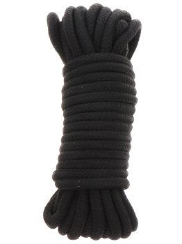 Lano na bondage Hidden Desire, 10 m (černé) – Bondage lana na vzrušující svazování
