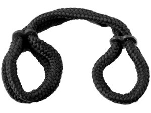 Provazová pouta Silk Rope Love Cuffs – Pouta na ruce