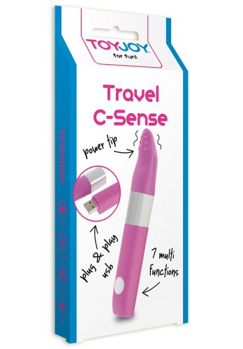 Nabíjecí vibrátor na klitoris Travel C-Sense