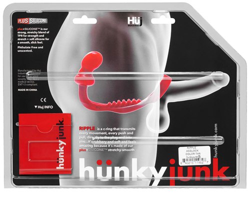 Stimulátor prostaty s kroužkem na penis Hünky Junk RIPPLE