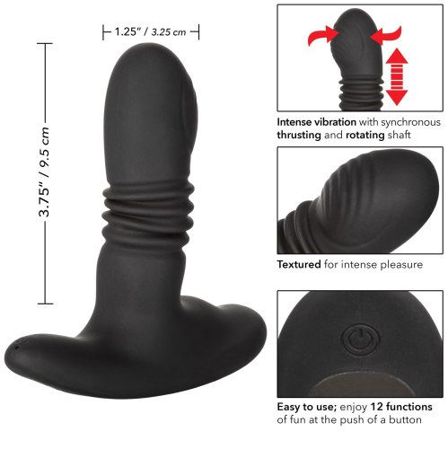 Unikátní přirážecí stimulátor prostaty Eclipse Thrusting Rotator Probe
