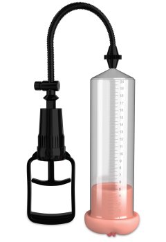 Vakuová pumpa pro muže Pump Worx Fanta Flesh Pussy Pump – Klasické vakuové pumpy s balonkem nebo pístem