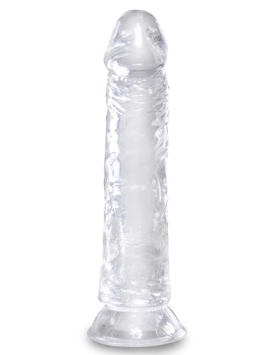 Dildo s přísavkou King Cock Clear 8" (21,8 cm)