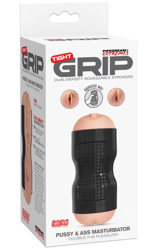 Oboustranný masturbátor Tight Grip - vagina a análek