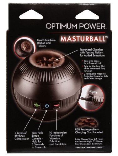 Kompresní a vibrační masturbátor Optimum Power Masturball