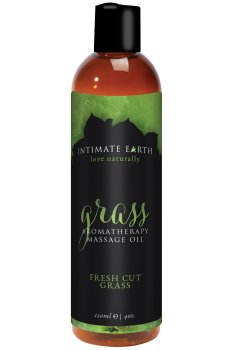 Masážní olej Intimate Earth Grass – Erotické masážní oleje a emulze