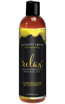 Masážní olej Intimate Earth Relax – Erotické masážní oleje a emulze