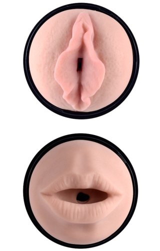Oboustranný masturbátor Training Master - ústa a vagina