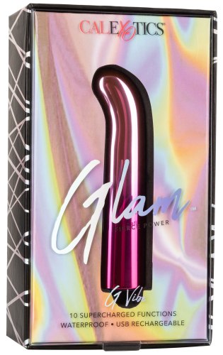 Metalický mini vibrátor na bod G Glam G Vibe
