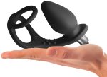 Vibrační anální kolík s kroužkem na penis a varlata RO-Zen