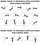 Vibrační stimulátor/vibrátor pro páry Satisfyer Endless Fun Black