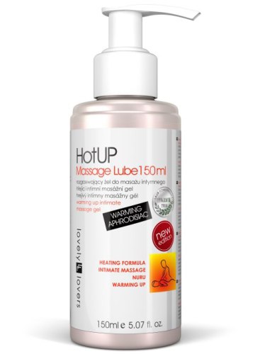 Masážní a lubrikační gel HotUP - hřejivý