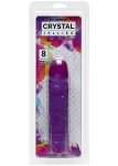 Dildo Crystal Jellies Classic Dong 8"