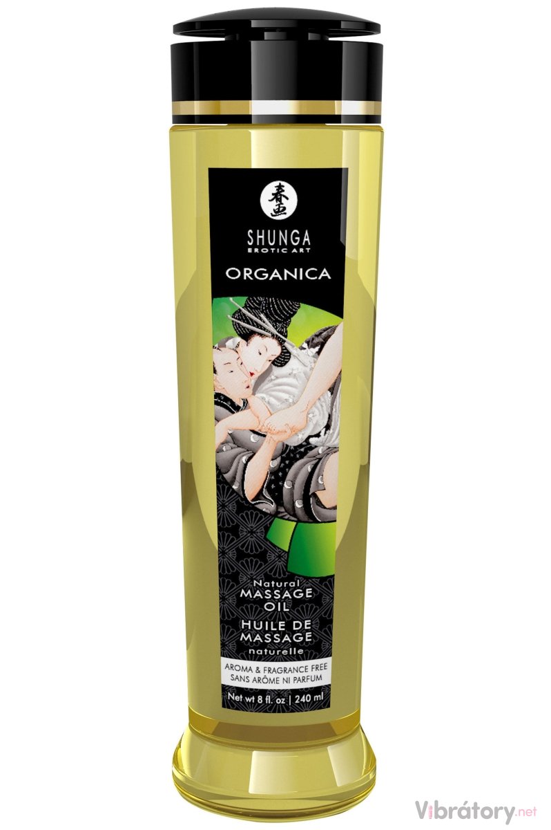 Masážní olej Shunga ORGANICA Natural, 240 ml