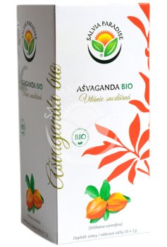 Ašvaganda - nálevové sáčky BIO, 20 x 2 g – Přírodní afrodiziaka pro ženy i muže