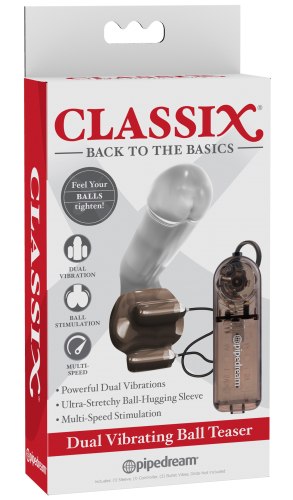 Vibrační návlek na varlata Classix Dual Vibrating Ball Teaser