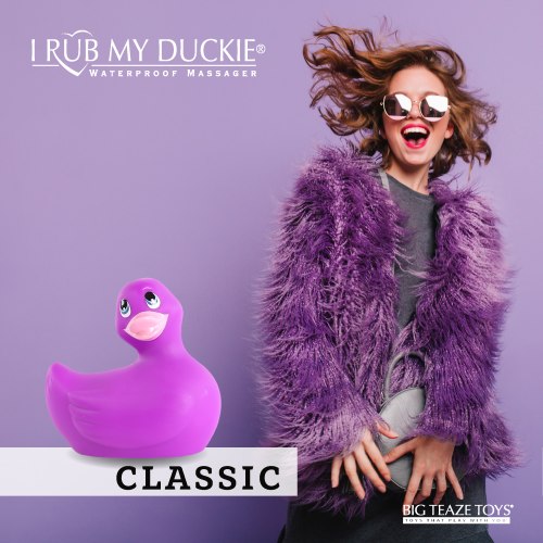 Vibrační kachnička I Rub My Duckie Classic Purple