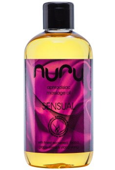 Afrodiziakální masážní olej Nuru Sensual – Erotické masážní oleje a emulze