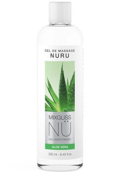 Masážní gel Mixgliss NÜ Nuru Aloe Vera – Masážní gely
