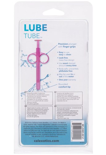 Aplikátor lubrikačního gelu Lube Tube - růžový, 2 ks
