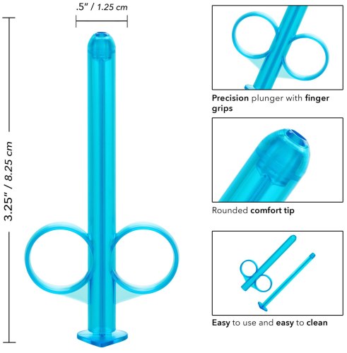 Aplikátor lubrikačního gelu Lube Tube - modrý, 2 ks