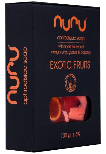 Afrodiziakální mýdlo Nuru Exotic Fruits